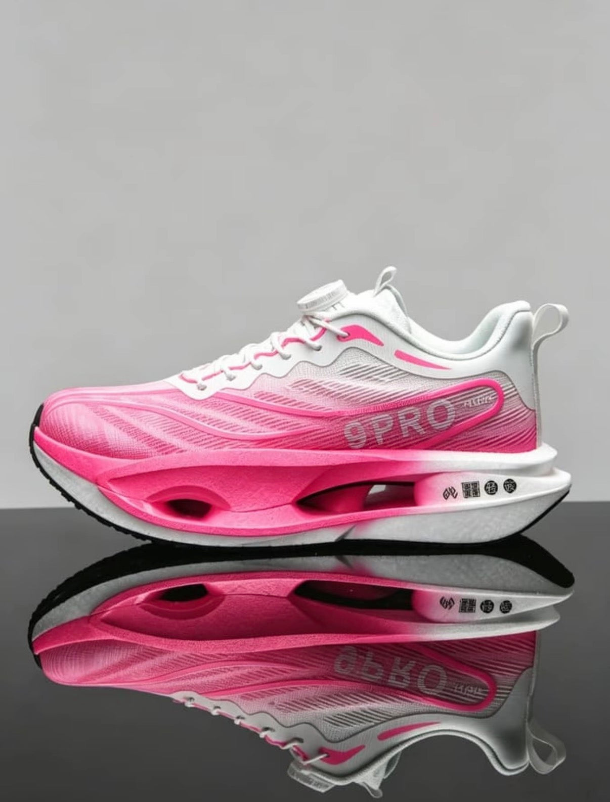 Perfil lateral Run 9 Pro Rosa